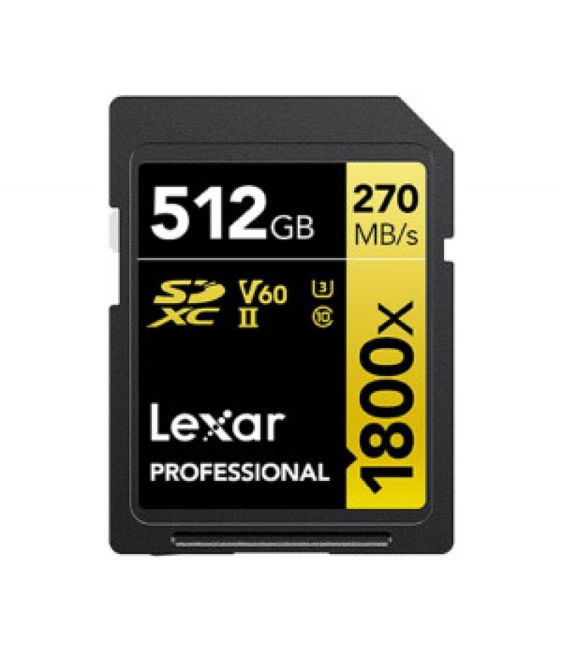 Lexar Professional 1800x SDXC 512GB